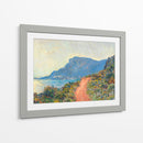 La cornisa cerca de Mónaco - Claude Monet | Cuadro decorativo de Canvas Lab