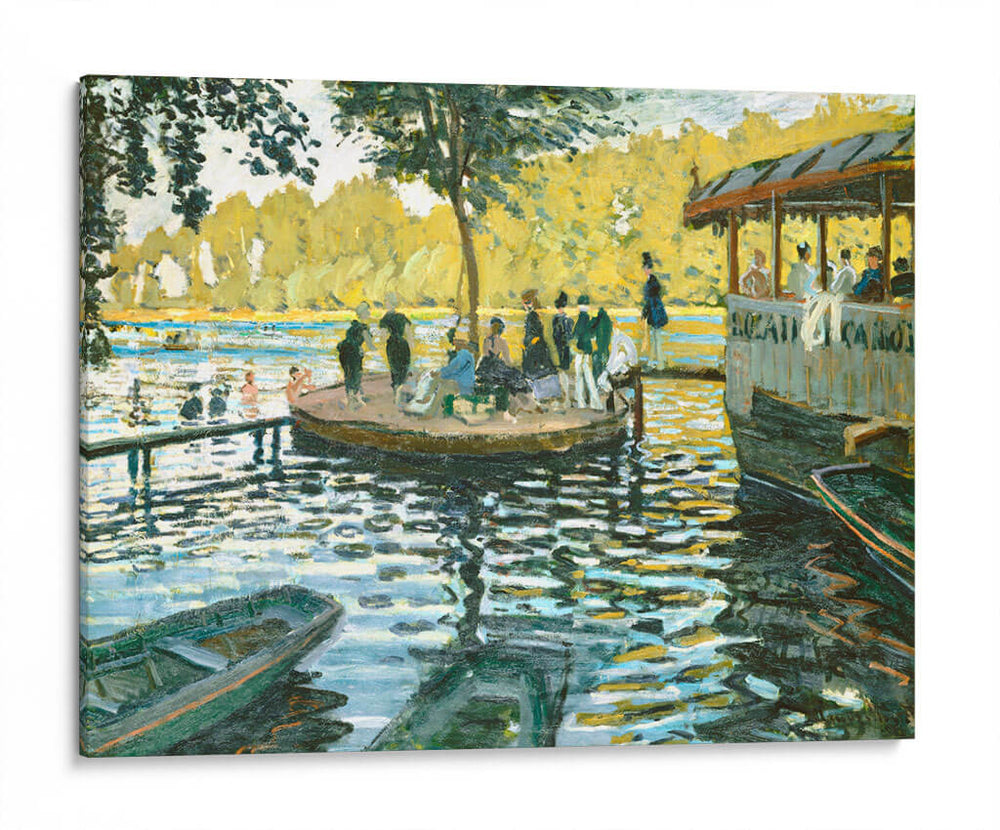 La Grenouillère - Claude Monet | Cuadro decorativo de Canvas Lab