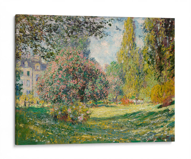 Paisaje: El Parc Monceau - Claude Monet | Cuadro decorativo de Canvas Lab