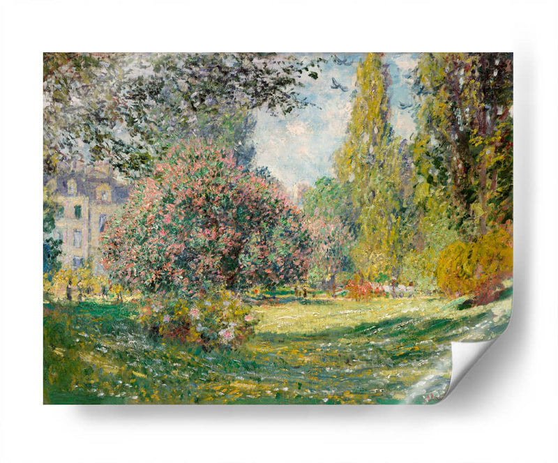 Paisaje: El Parc Monceau - Claude Monet | Cuadro decorativo de Canvas Lab