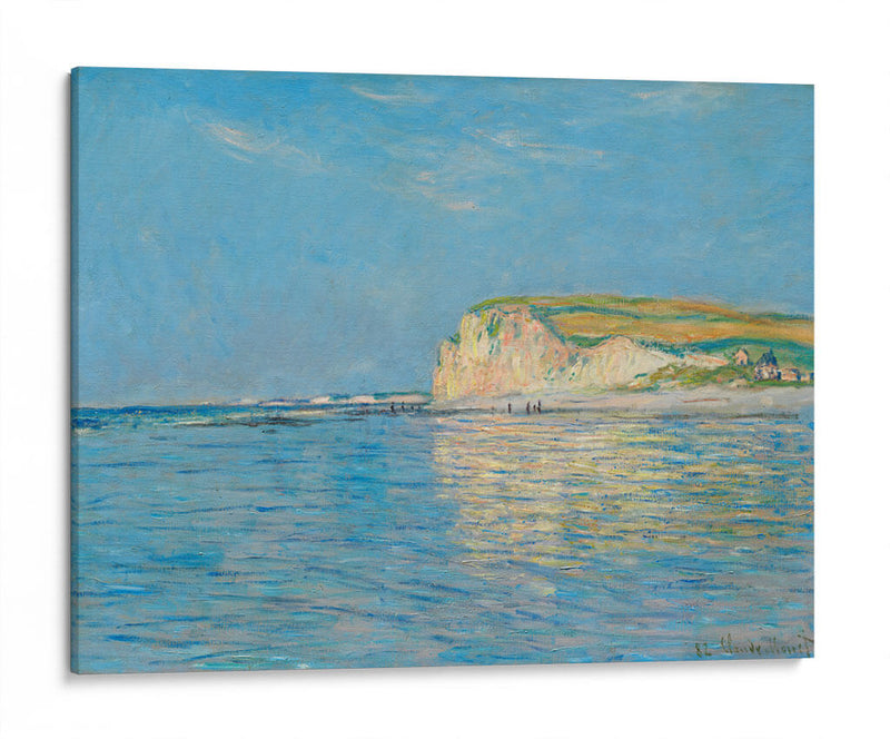 Marea baja en Pourville, cerca de Dieppe - Claude Monet | Cuadro decorativo de Canvas Lab