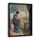 Madame Monet bordando - Claude Monet | Cuadro decorativo de Canvas Lab