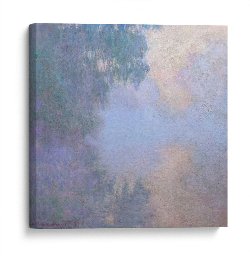 Mañana en el Sena cerca de Giverny - I - Claude Monet | Cuadro decorativo de Canvas Lab