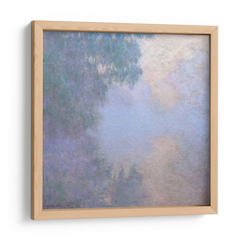 Mañana en el Sena cerca de Giverny - I - Claude Monet | Cuadro decorativo de Canvas Lab