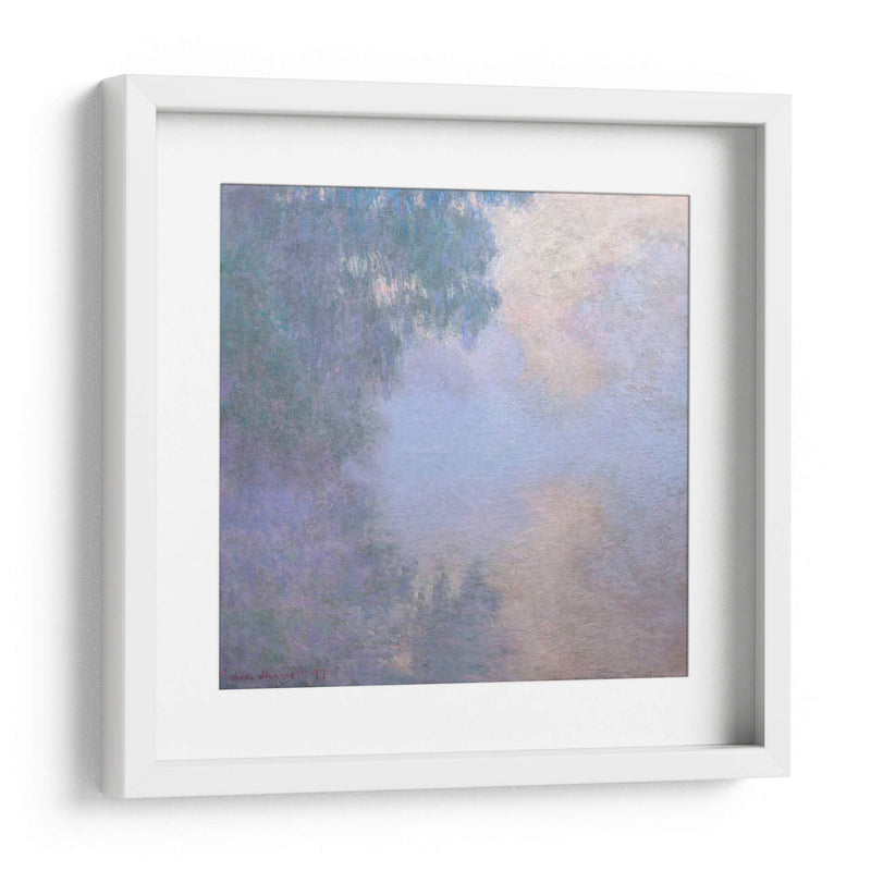 Mañana en el Sena cerca de Giverny - I - Claude Monet | Cuadro decorativo de Canvas Lab