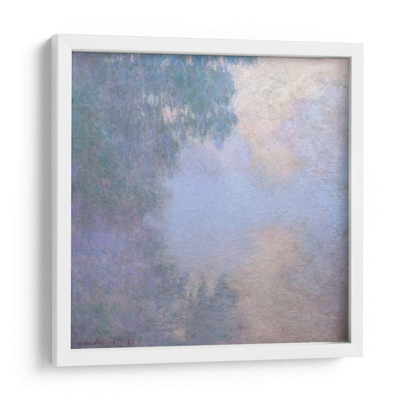 Mañana en el Sena cerca de Giverny - I - Claude Monet | Cuadro decorativo de Canvas Lab