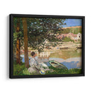 En la orilla del Sena, Bennecourt - Claude Monet | Cuadro decorativo de Canvas Lab