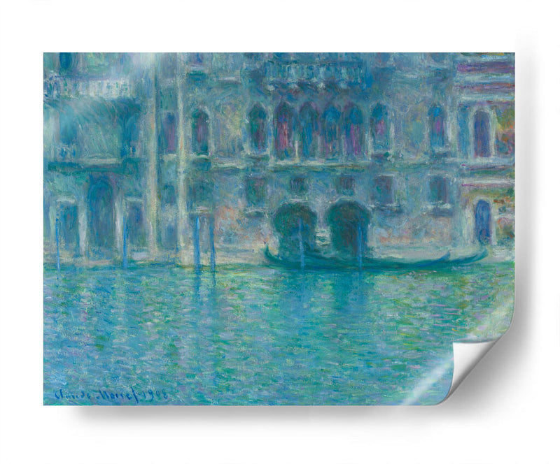 Palazzo da Mula, Venecia - Claude Monet | Cuadro decorativo de Canvas Lab