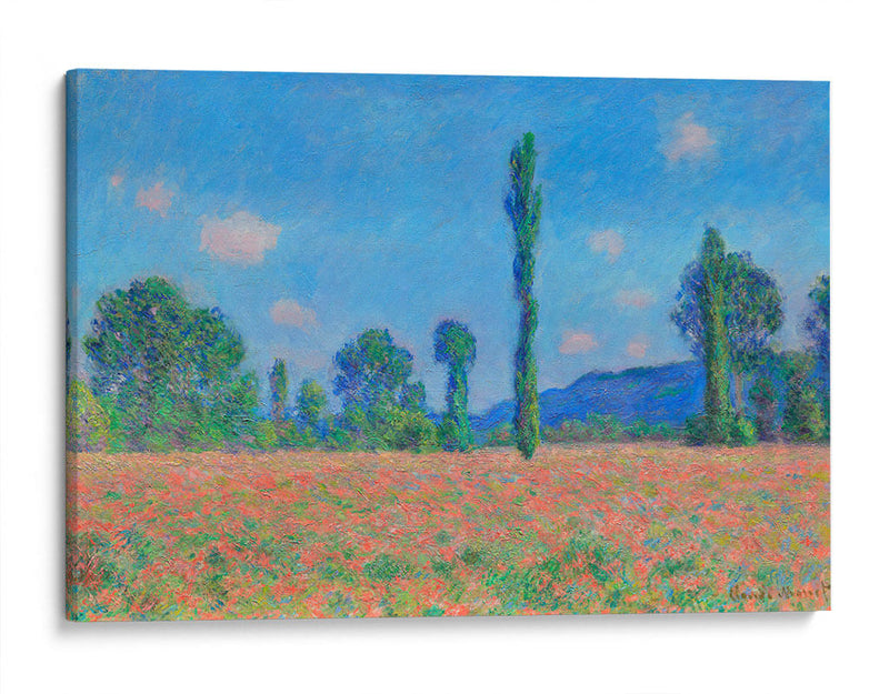 Campo de amapolas, Giverny - Claude Monet | Cuadro decorativo de Canvas Lab