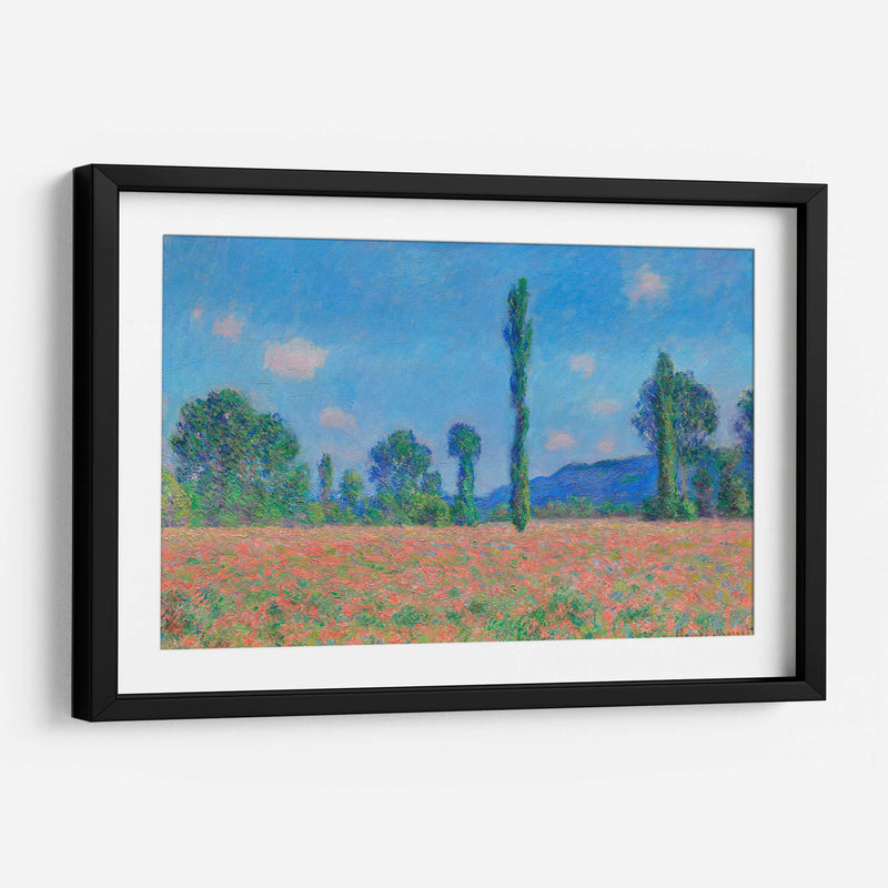 Campo de amapolas, Giverny - Claude Monet | Cuadro decorativo de Canvas Lab