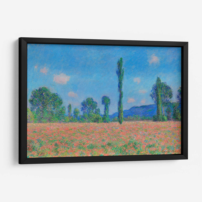 Campo de amapolas, Giverny - Claude Monet | Cuadro decorativo de Canvas Lab