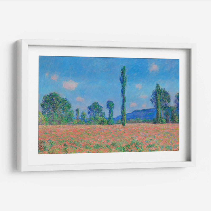 Campo de amapolas, Giverny - Claude Monet | Cuadro decorativo de Canvas Lab