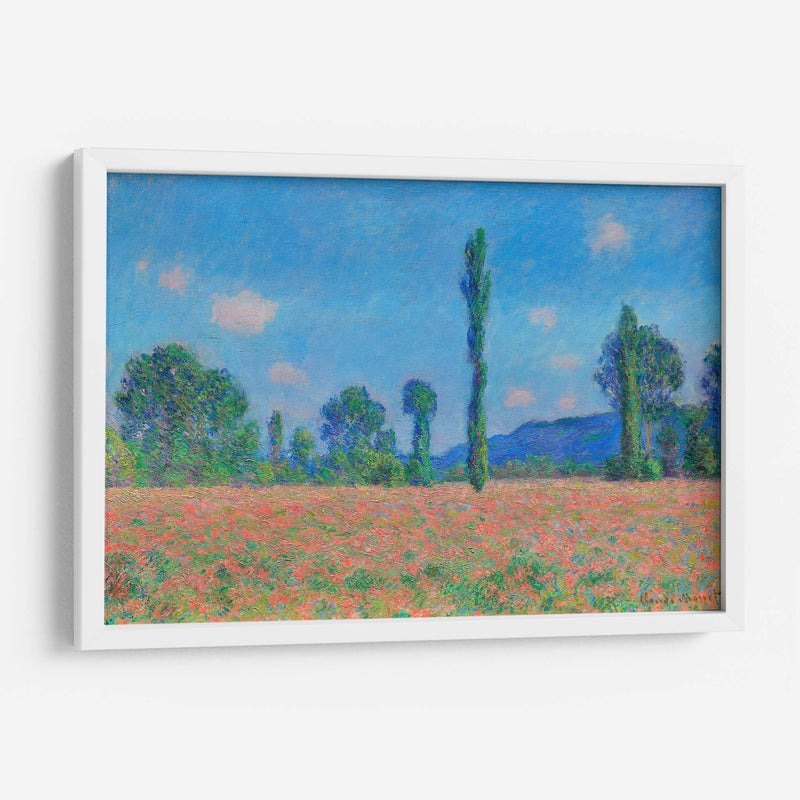 Campo de amapolas, Giverny - Claude Monet | Cuadro decorativo de Canvas Lab