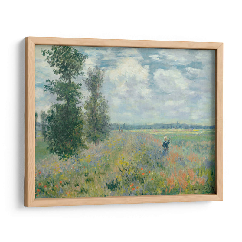 Campos de amapolas cerca de Argenteuil - Claude Monet | Cuadro decorativo de Canvas Lab