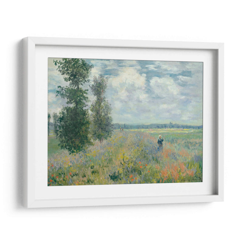 Campos de amapolas cerca de Argenteuil - Claude Monet | Cuadro decorativo de Canvas Lab