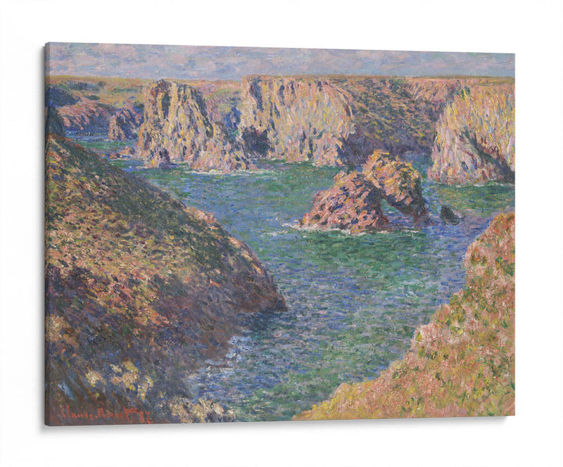 Port-Domois, Belle-Isle - Claude Monet | Cuadro decorativo de Canvas Lab