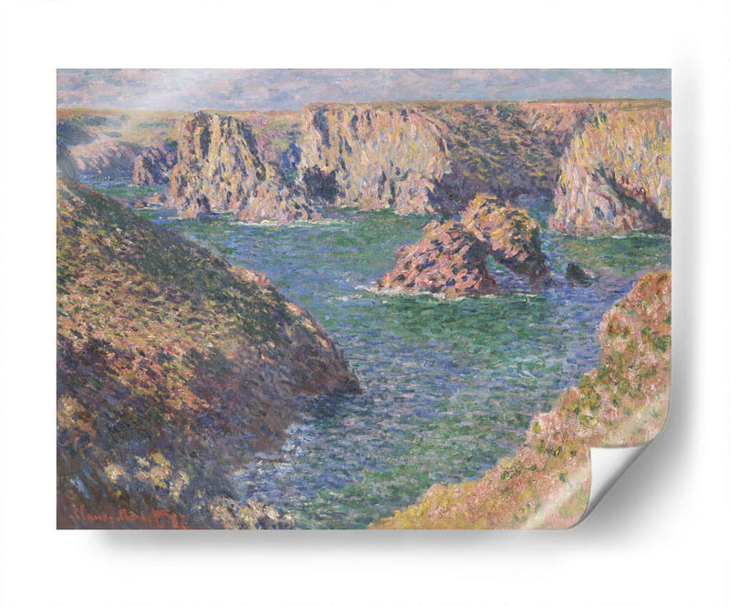 Port-Domois, Belle-Isle - Claude Monet | Cuadro decorativo de Canvas Lab