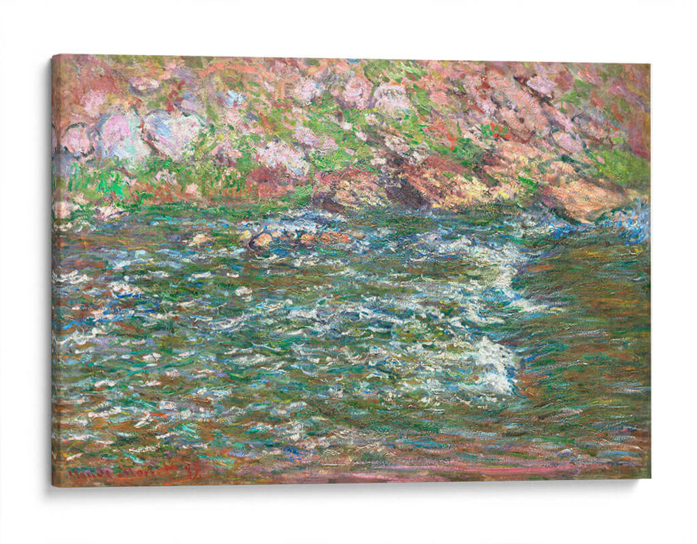 Rápidos en el Petite Creuse en Fresselines - Claude Monet | Cuadro decorativo de Canvas Lab
