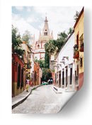 Callejón con vista a la Catedral | Cuadro decorativo de Canvas Lab