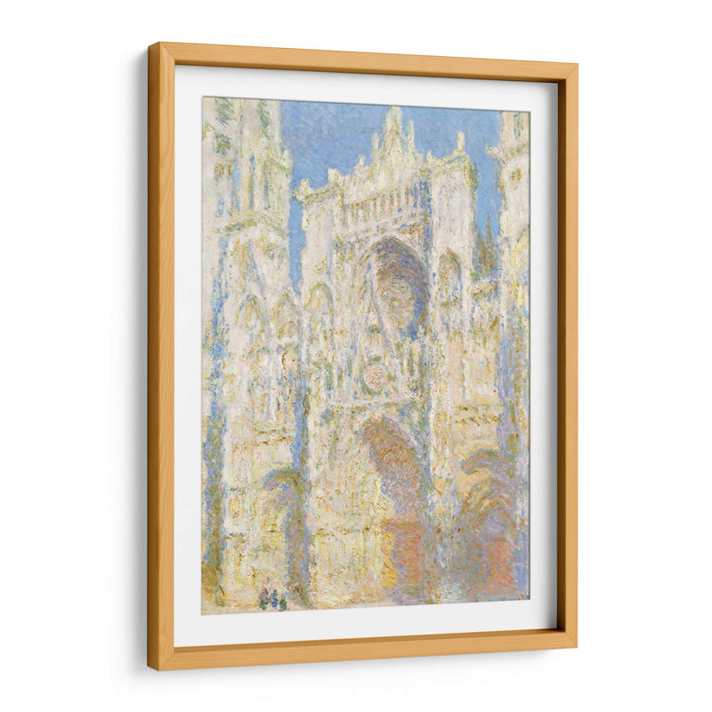 Catedral de Rouen, fachada oeste, luz del sol - Claude Monet | Cuadro decorativo de Canvas Lab