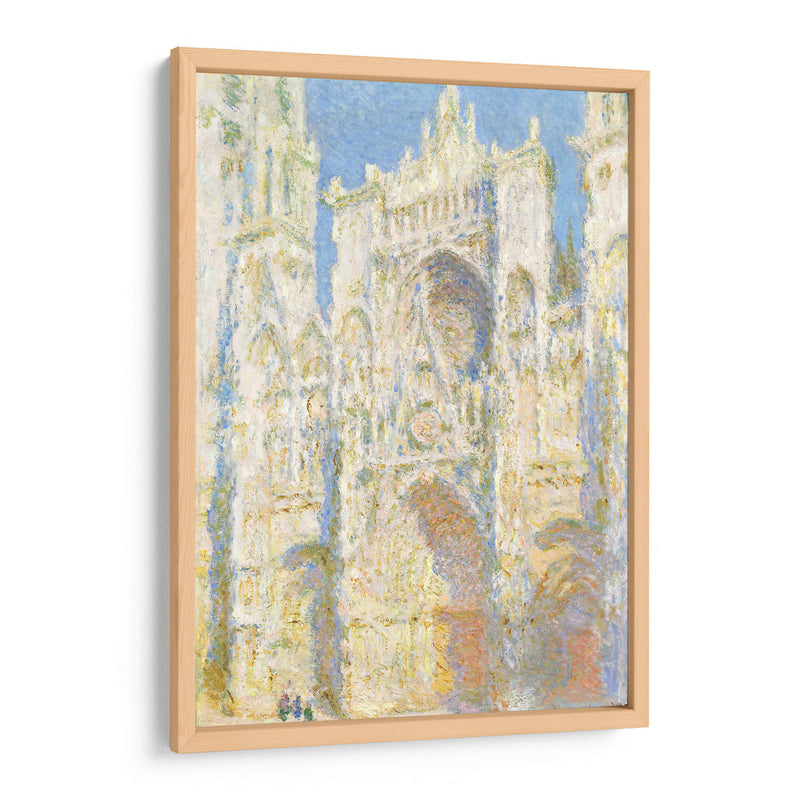 Catedral de Rouen, fachada oeste, luz del sol - Claude Monet | Cuadro decorativo de Canvas Lab