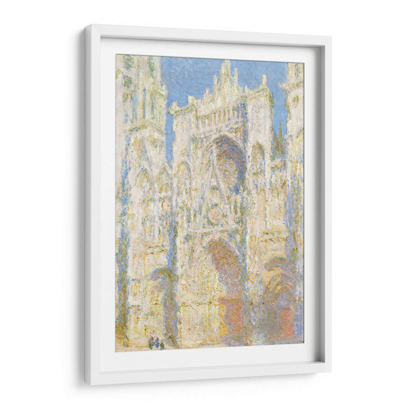 Catedral de Rouen, fachada oeste, luz del sol - Claude Monet | Cuadro decorativo de Canvas Lab