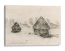 Pilas de trigo - Claude Monet | Cuadro decorativo de Canvas Lab