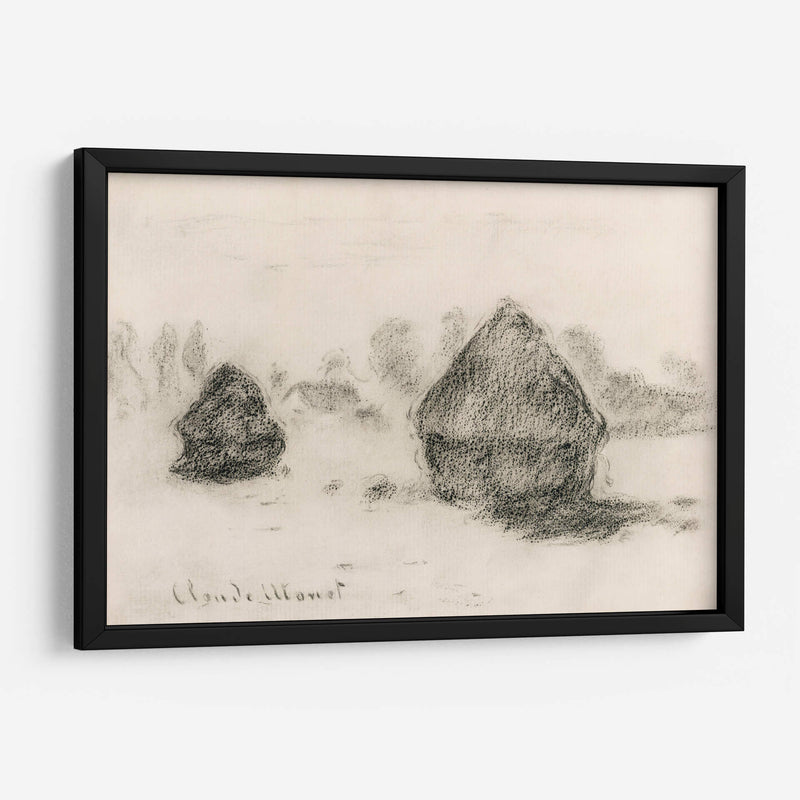 Pilas de trigo - Claude Monet | Cuadro decorativo de Canvas Lab