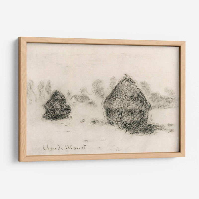 Pilas de trigo - Claude Monet | Cuadro decorativo de Canvas Lab