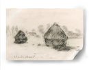 Pilas de trigo - Claude Monet | Cuadro decorativo de Canvas Lab