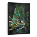 Camaleón verde | Cuadro decorativo de Canvas Lab
