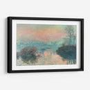 Puesta de sol en el Sena en Lavacourt - Claude Monet | Cuadro decorativo de Canvas Lab