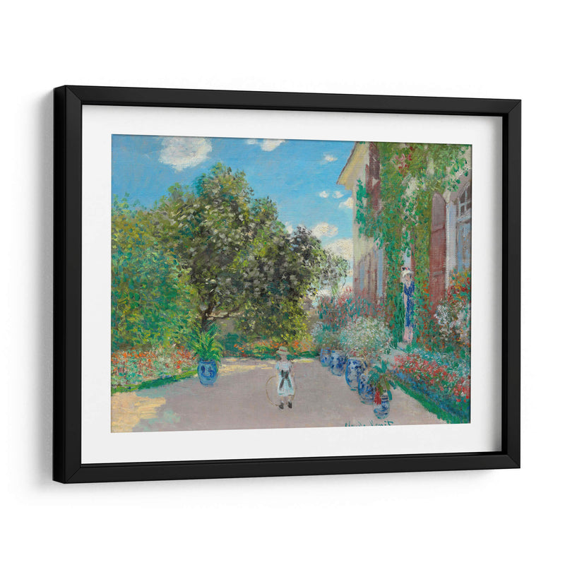 La casa del artista en Argenteuil - Claude Monet | Cuadro decorativo de Canvas Lab