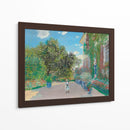 La casa del artista en Argenteuil - Claude Monet | Cuadro decorativo de Canvas Lab