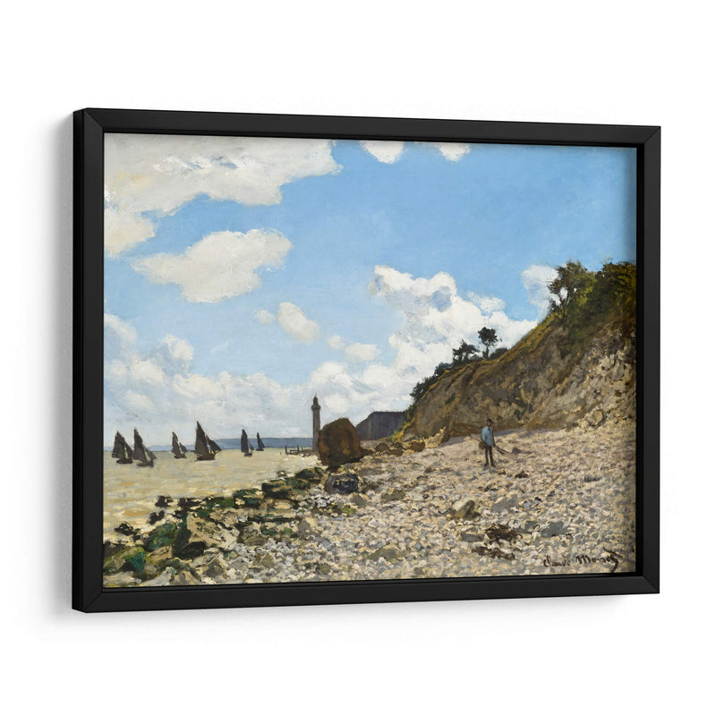 La playa de Honfleur - Claude Monet | Cuadro decorativo de Canvas Lab