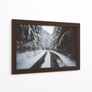 Camino nevado | Cuadro decorativo de Canvas Lab