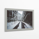 Camino nevado | Cuadro decorativo de Canvas Lab