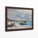 La playa en Sainte-Adresse - Claude Monet | Cuadro decorativo de Canvas Lab