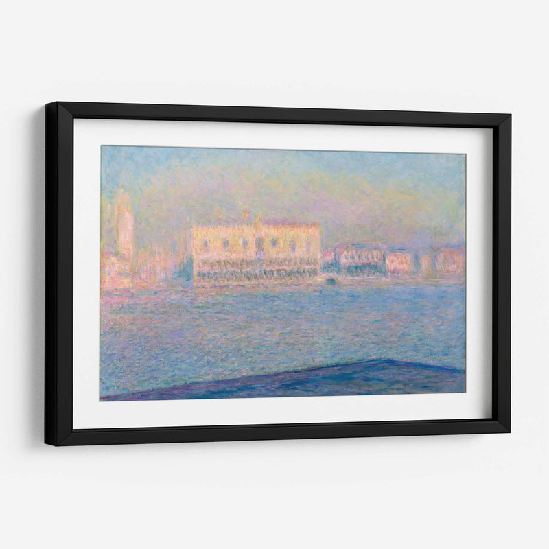 El Palacio Ducal visto desde San Giorgio Maggiore - Claude Monet | Cuadro decorativo de Canvas Lab