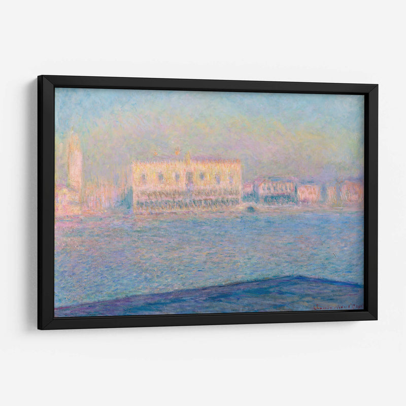 El Palacio Ducal visto desde San Giorgio Maggiore - Claude Monet | Cuadro decorativo de Canvas Lab