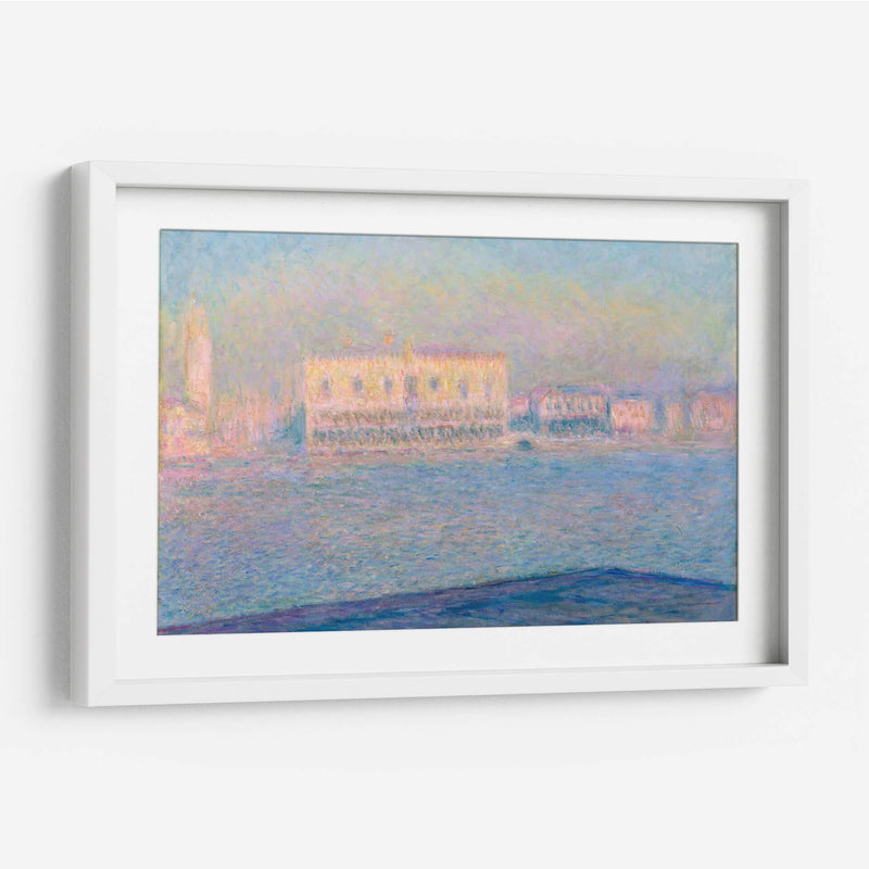 El Palacio Ducal visto desde San Giorgio Maggiore - Claude Monet | Cuadro decorativo de Canvas Lab