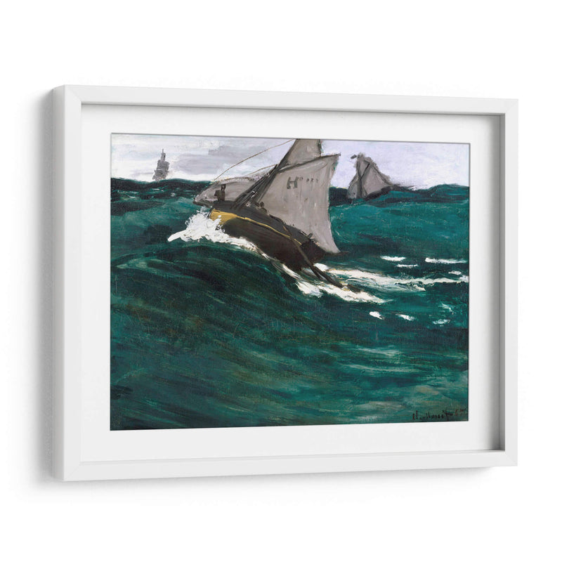 La ola verde - Claude Monet | Cuadro decorativo de Canvas Lab