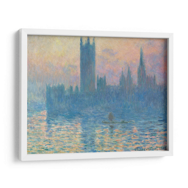 Londres, el Parlamento (efecto de neblina) - Claude Monet | Cuadro decorativo de Canvas Lab