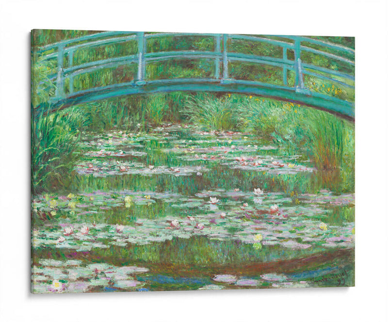 La pasarela japonesa - Claude Monet | Cuadro decorativo de Canvas Lab