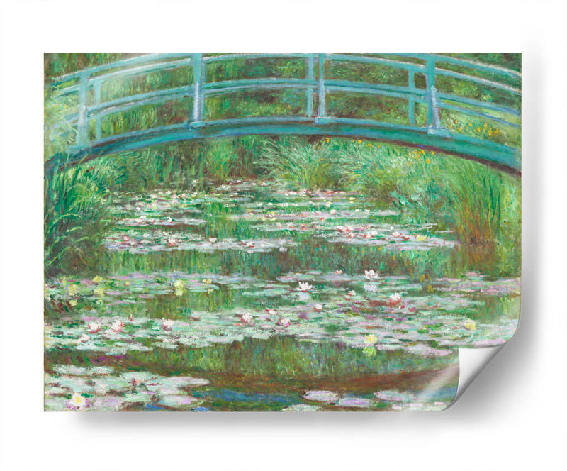 La pasarela japonesa - Claude Monet | Cuadro decorativo de Canvas Lab