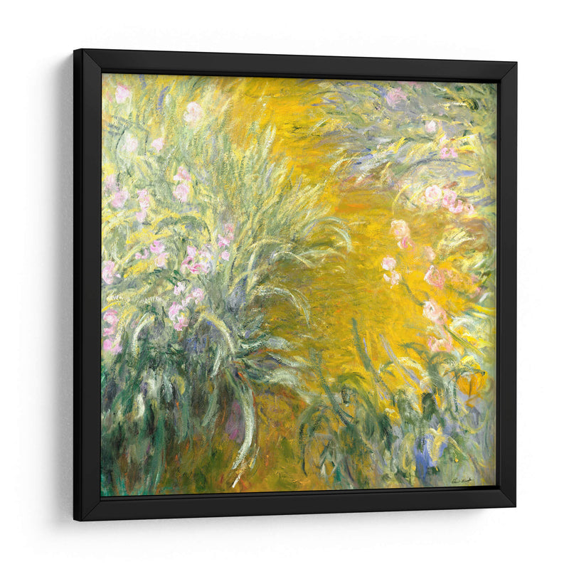 El camino a través de los lirios - Claude O. Monet | Cuadro decorativo de Canvas Lab