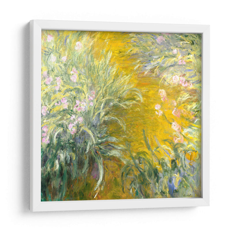 El camino a través de los lirios - Claude Monet | Cuadro decorativo de Canvas Lab