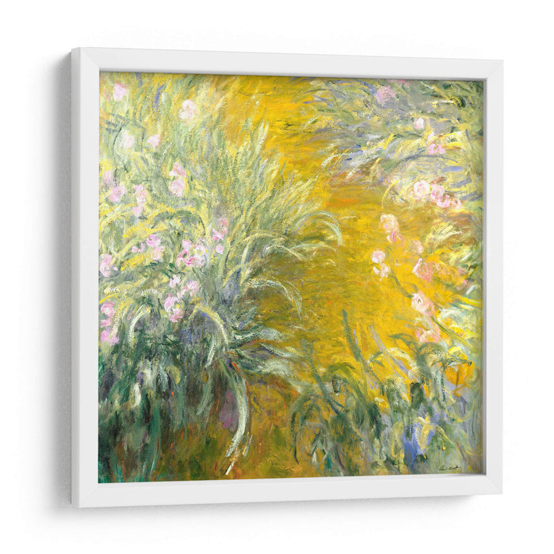 El camino a través de los lirios - Claude O. Monet | Cuadro decorativo de Canvas Lab