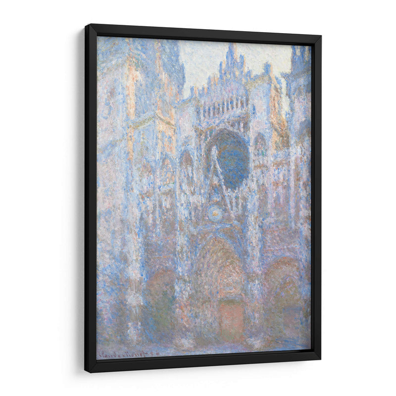 El portal de la catedral de Rouen a la luz de la mañana - I - Claude Monet | Cuadro decorativo de Canvas Lab