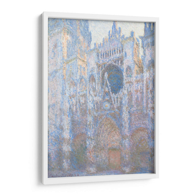 El portal de la catedral de Rouen a la luz de la mañana - I - Claude Monet | Cuadro decorativo de Canvas Lab